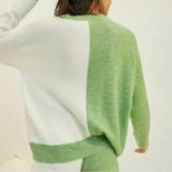 NEW Anthropologie Saturday Sunday Lea Colorblock Knit Lounge Pajama SetโX-Large - Picture 2 of 3